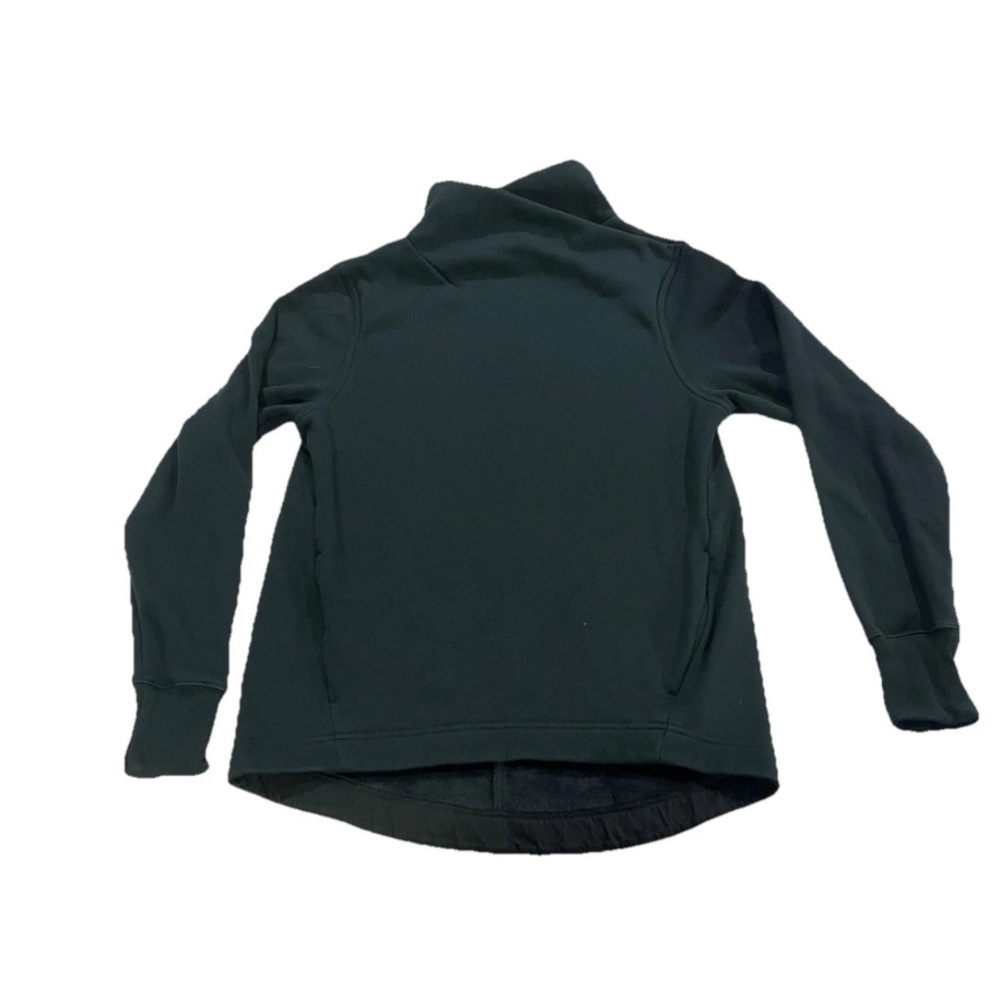 Athleta Cozy Karma Twist Neck Sweatshirt – Cypress Green Sz XS - Picture 3 of 4